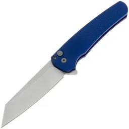 Нож Pro-Tech Malibu Reverse Tanto stonewash сталь MagnaCut рукоять Blue Aluminium (5405-Blue)