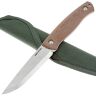 Нож Real Steel Pathfinder Fixed сталь 14C28N рукоять Brown Micarta (3851B)