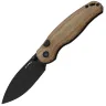 Нож Kizer Phoca BD blackwash сталь 14C28N рукоять Norplex UltreX Micarta
