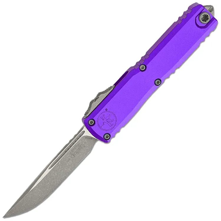 Нож Microtech Ultratech Gen IV S/E apocalyptic сталь M390MK рукоять Purple Aluminium