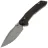 Нож ZT 0203 stonewash сталь M390 рукоять Carbon fiber