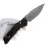 Нож ZT 0203 stonewash сталь M390 рукоять Carbon fiber
