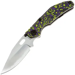 Нож North Mountain Blade Dwyer BBNM Bowie сталь SLD-Magic рукоять Joker Purple/Yellow CF