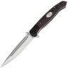 Нож Reptilian НКВД-06B сталь M390 рукоять Marble Black/Red Carbon Fiber