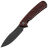 Нож Petrified Fish Rogue blackwash сталь 154CM рукоять Black/Red g-mascus