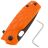 Нож FOX Core Vox Black сталь N690 рукоять Orange FRN (FX-604 OR)