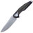 Нож Rike Knife Tulay сталь 154CM рукоять Black G10/OD Green inlay