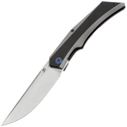 Нож Kansept Naska stonewash сталь S35VN рукоять Black/Gray Titanium