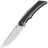 Нож Kansept Naska stonewash сталь S35VN рукоять Black/Gray Titanium