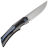 Нож Kansept Naska stonewash сталь S35VN рукоять Black/Gray Titanium
