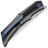 Нож Kansept Naska stonewash сталь S35VN рукоять Black/Gray Titanium