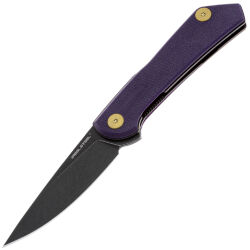 Нож Real Steel Valore blackwash сталь Nitro-V рукоять Purple G10 (7091PB)