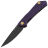 Нож Real Steel Valore blackwash сталь Nitro-V рукоять Purple G10 (7091PB)