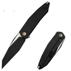 Нож WE Knife Tally blackwash сталь M390 рукоять Black Titanium (WE23090-1)