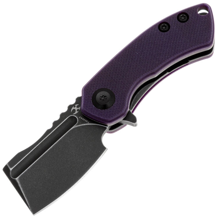 Нож Kansept Mini Korvid TiCn сталь 154CM рукоять Purple G10