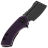 Нож Kansept Mini Korvid TiCn сталь 154CM рукоять Purple G10