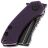 Нож Kansept Mini Korvid TiCn сталь 154CM рукоять Purple G10