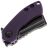 Нож Kansept Mini Korvid TiCn сталь 154CM рукоять Purple G10