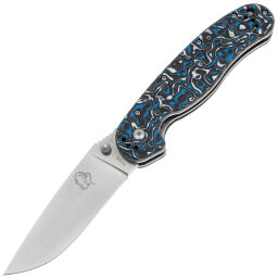 Нож Steelclaw Крыса LE сталь M390 рукоять White/Blue CF