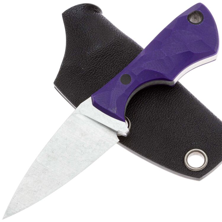 Нож UralEDC ППШ сталь Elmax рукоять Purple G10