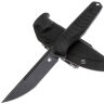 Нож Kristal Pogonya cталь VG-10 Blackwash рукоять Black G10