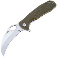Нож Honey Badger Claw L сталь D2 рукоять Green FRN
