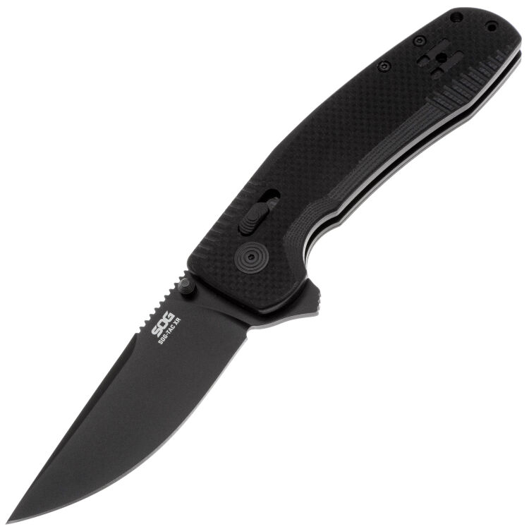 Нож SOG-TAC XR TiNi сталь D2 рукоять Black G10 (12-38-01-41)