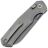 Нож Kunwu Chad stonewash сталь PM-60 рукоять Gray Ti