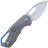 Нож MKM Isonzo Clip Point сталь M390 рукоять Black Canvas Micarta (FX03M-3BC)