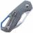 Нож MKM Isonzo Clip Point сталь M390 рукоять Black Canvas Micarta (FX03M-3BC)