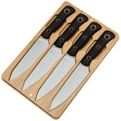 Набор кухонных ножей Benchmade Table Knife Set 4шт сталь CPM-154 рукоять Black G10 (4001)