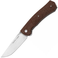 Нож Viper Safe stonewash сталь M390 рукоять Burlap Brown Micarta (V6016IM3D)