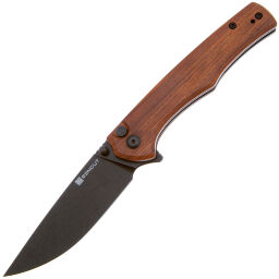 Нож Sencut Crowley blackwash сталь D2 рукоять Guibourtia Wood (S21012-5)