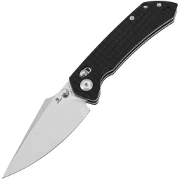 Нож Tenable Fenrir Crossbar Lock stonewash сталь Nitro-V рукоять Frag Black G10