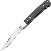 Нож Boker Trapper Uno сталь 440C рукоять Jute Black Micarta (110042)
