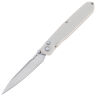 Нож Real Steel G5 Metamorph Button Lock satin сталь 14C28N рукоять Ivory G10 (7831I)