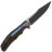Нож We Knife Zonda blackwash сталь CPM-20CV рукоять Black Ti/Flamed Ti/Twill CF (WE22016-1)