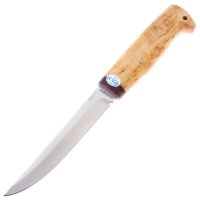 Нож Финка-5 сталь 100Х13М рук. карельская береза (АИР Златоуст)