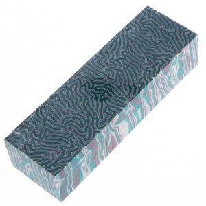 Микарта авторская блок 130×40×30мм зеленая торцевая (Crazyfiber)  (2.022)