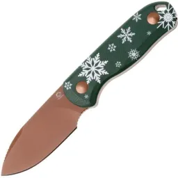 Нож Kizer Drop Bear fixed Drop Point Christmas&nbsp;collection сталь D2 рукоять G10