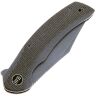 Нож We Knife Snick сталь CPM-20CV рукоять Gray Ti/Dark Green Micarta (WE19022F-5)