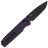 Нож SRM Terrier black Ti сталь D2 рукоять Purple G10 (258L-GN)