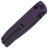 Нож SRM Terrier black Ti сталь D2 рукоять Purple G10 (258L-GN)