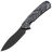 Нож Petrified Fish Rogue blackwash сталь 154CM рукоять Black/White g-mascus