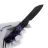 Нож Artisan Cutlery Holm black сталь AR-RPM9 рукоять Black steel/Deep blue Acrylic