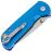 Нож CJRB Mica сталь AR-RPM9 рукоять Blue Aluminium (J1934-BU)