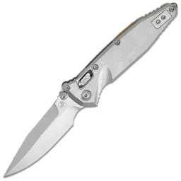 Нож Microtech Marfione Select SOCOM Elite Ram-Lok stonewash сталь M390MK рукоять Grey Titanium