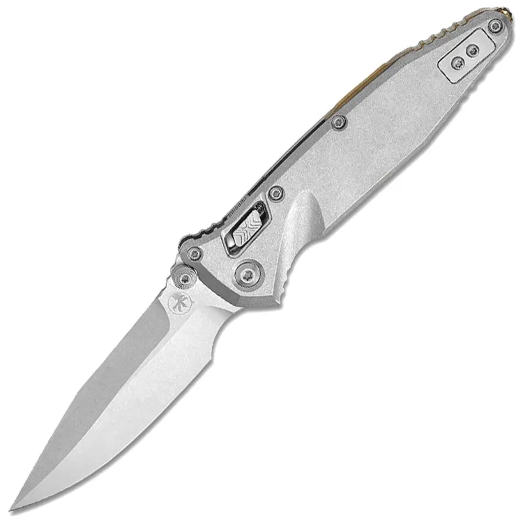 Нож Microtech Marfione Select SOCOM Elite Ram-Lok stonewash сталь M390MK рукоять Grey Titanium