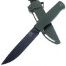 Нож Кизляр Отус сталь AUS-8 черный рукоять эластрон Олива (014306)