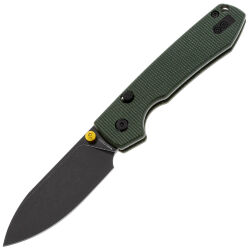 Нож Vosteed Raccoon TLL blackwash сталь 14C28N рукоять Green Micarta